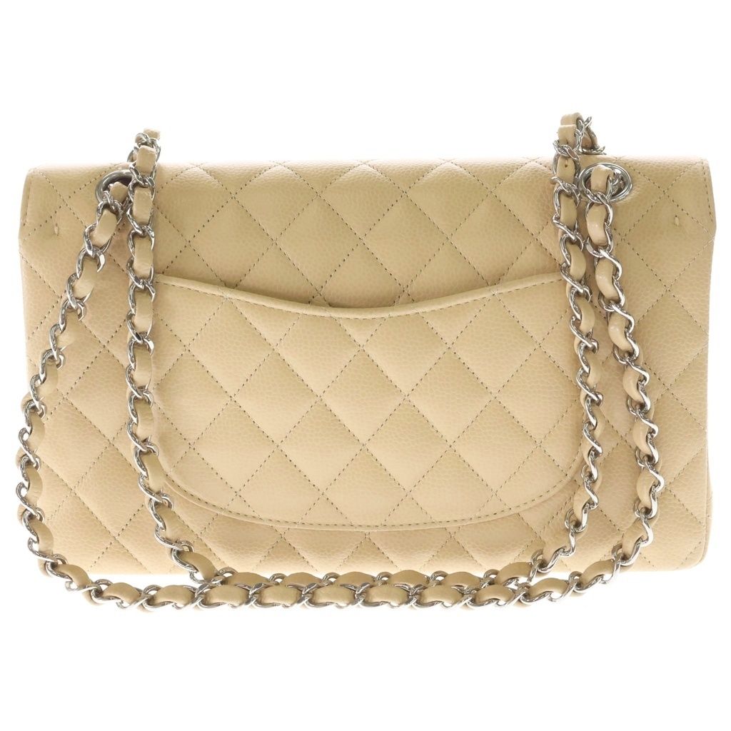 CHANEL (シャネル) マトラッセ25 Wフラップ Wチェーンバッグ キャビア