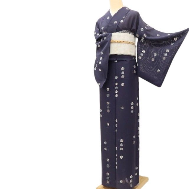 百華 Y5190◇美品 夏着物 絽 正絹 五泉 手縫い仕立て 小紋 - メルカリ