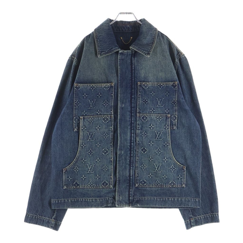 LOUIS VUITTON (ルイヴィトン) 23AW MONOGRAM DENIM WORKWEAR ZIPUP