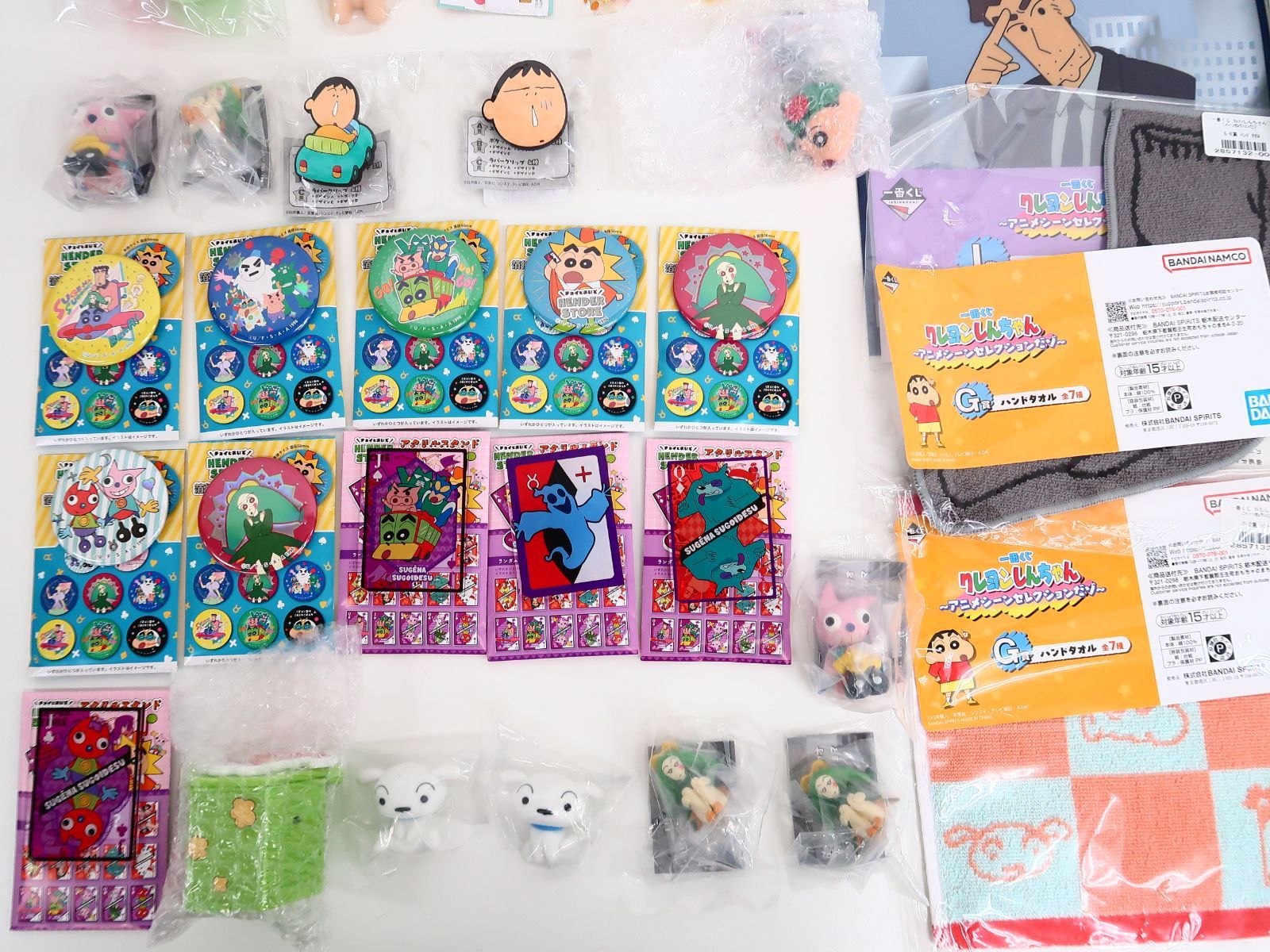 29点 クレヨンしんちゃん グッズ まとめ/一番くじ・アクリルスタンド