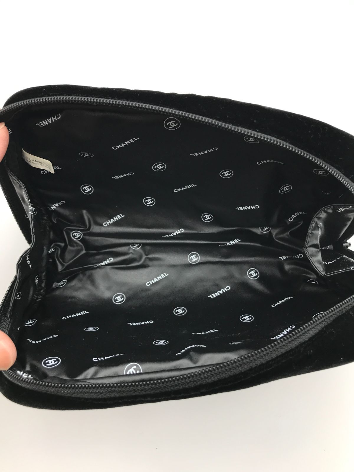 CHANEL ベロア ポーチ 25個セット+おまけ 美品】CHANEL シャネル ポーチ ベロア ブラック 2556 - メルカリ