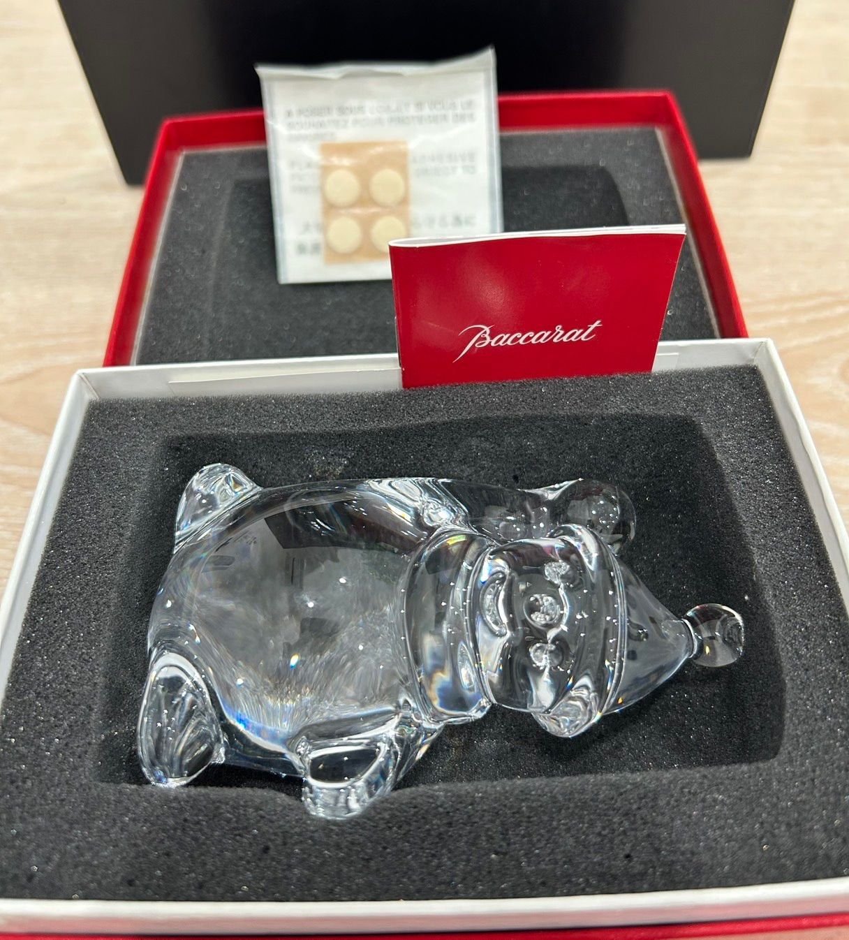 Baccarat バカラ スノーマン オブジェ 置物 - メルカリ