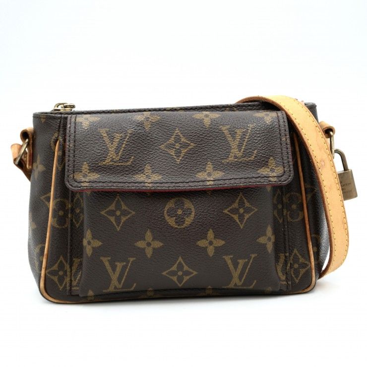 LOUIS VUITTON（ルイ・ヴィトン）ヴィバシテPM ヴィンテージ ショルダーバッグ モノグラムキャンバス ブラウン レディース M51165【中古】