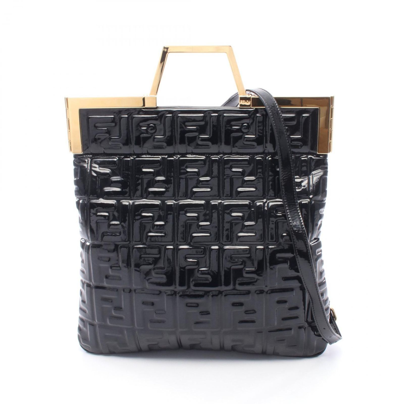 FENDI フェンディ FFエンボス 2WAY トートバッグ
