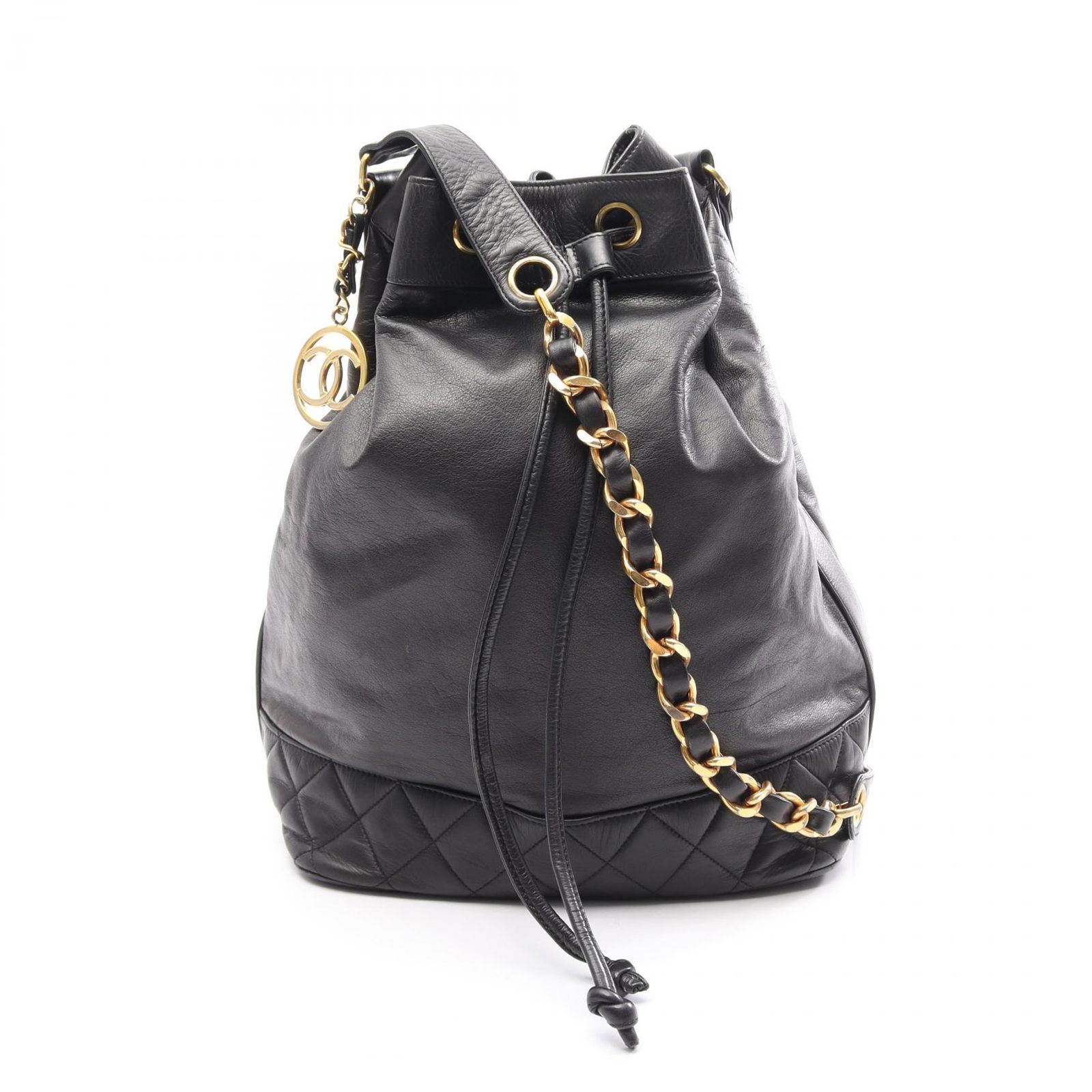 CHANEL シャネル 巾着 ショルダーバッグ