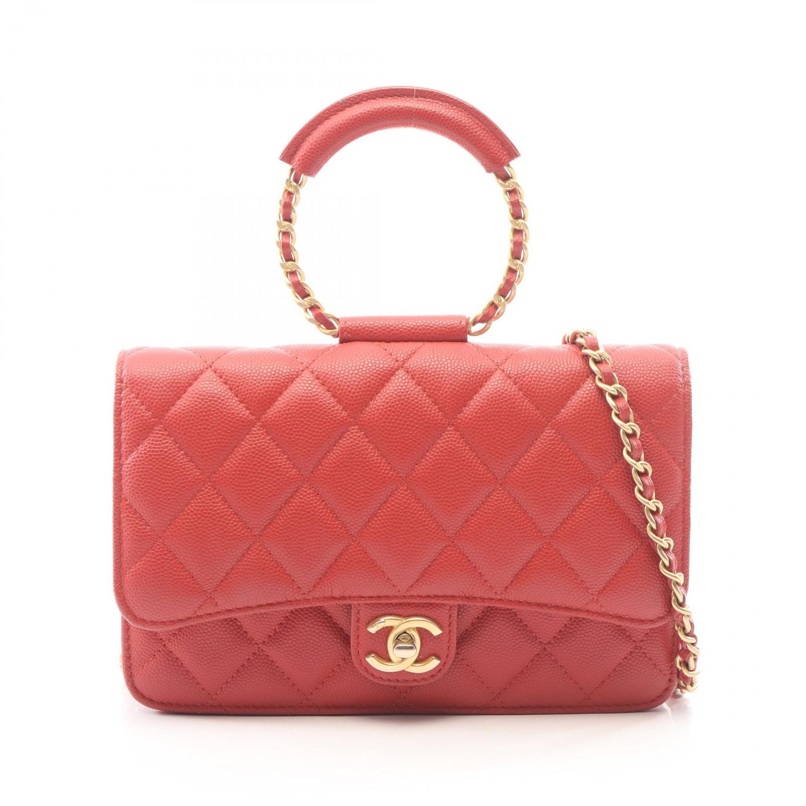 CHANEL シャネル マトラッセ ループハンドル 2WAY ショルダーバッグ