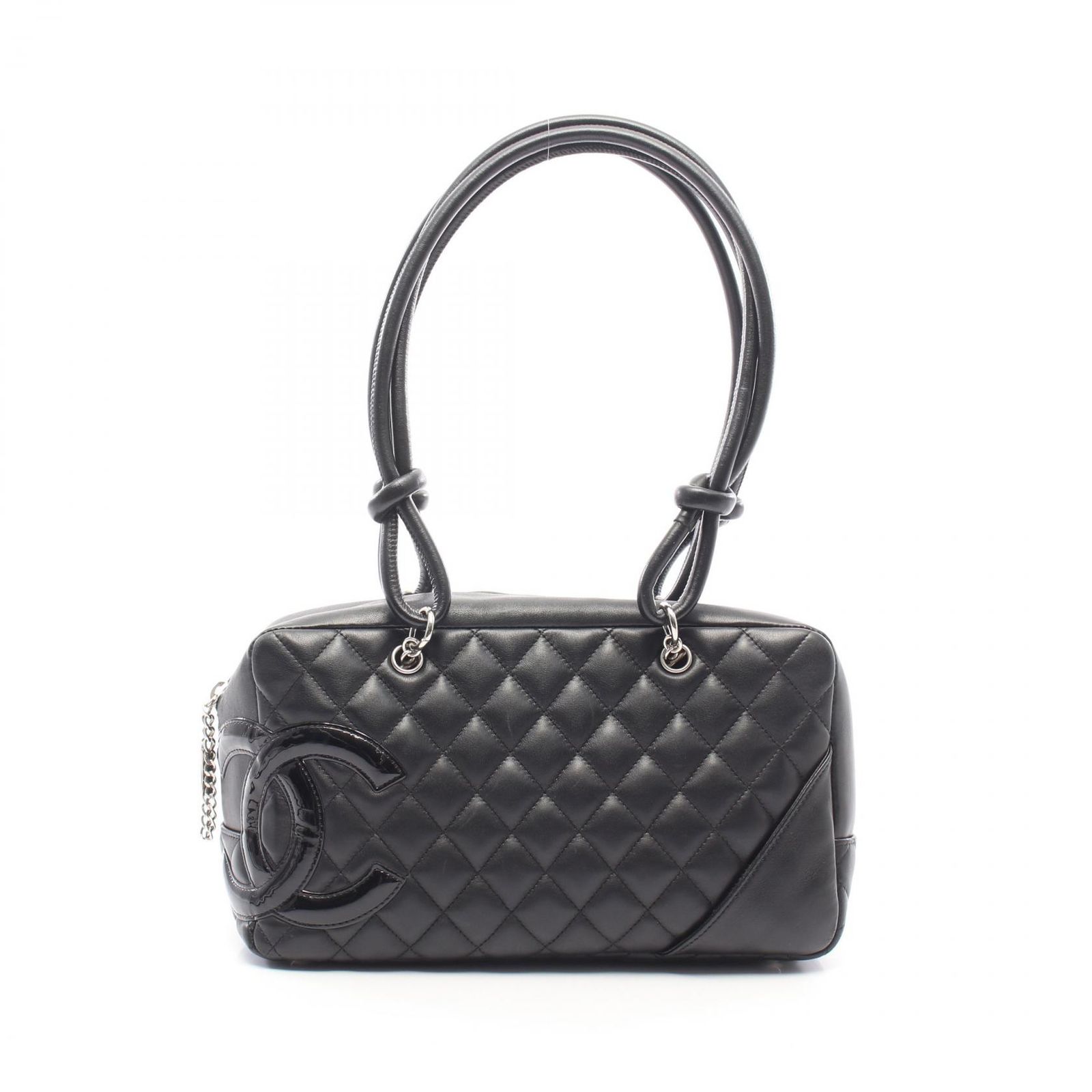 CHANEL シャネル カンボンライン ボーリングバッグ ショルダーバッグ