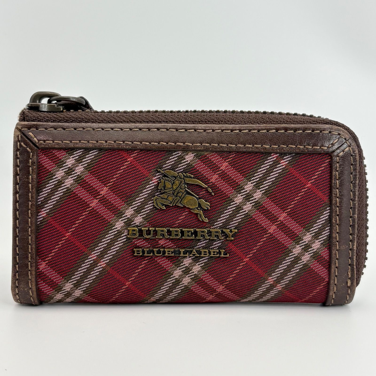 【新品】BURBERRY BLUE LABEL チェック柄キーケース BURBERRY BLUE LABEL バーバリーブルーレーベル 4連キーケース
