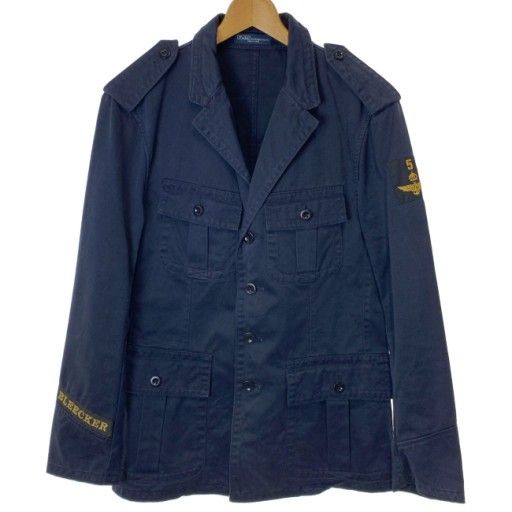 【中古】 POLO by RALPH LAUREN テーラードジャケット 90s vintage 90年代 OLD ワッペン 古着 /2004