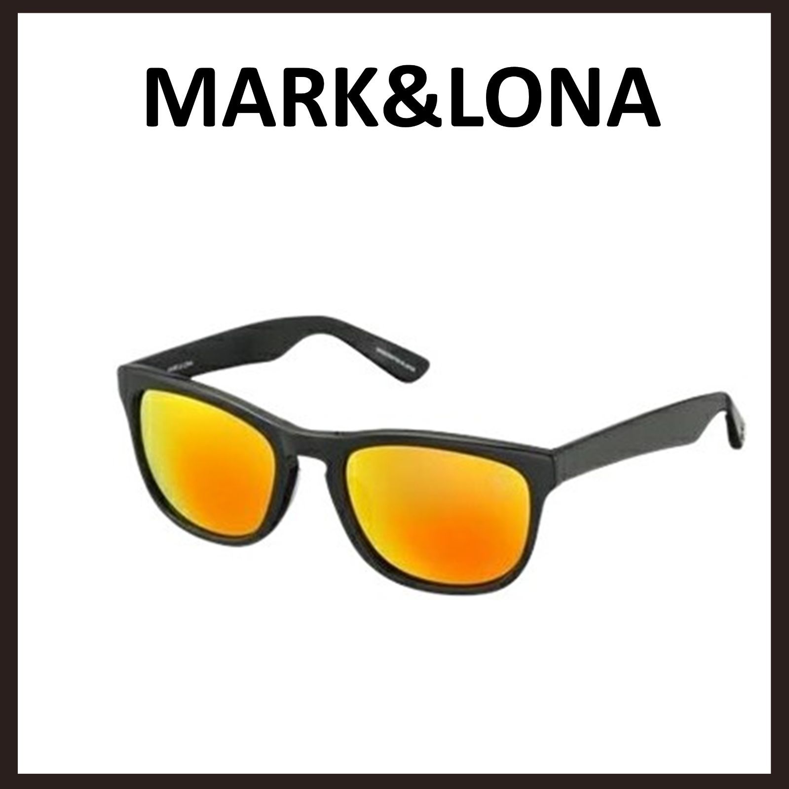 訳有り 未使用　MARK&LONA（マークアンドロナ）　HUGHIE　サングラス　52　ブラック