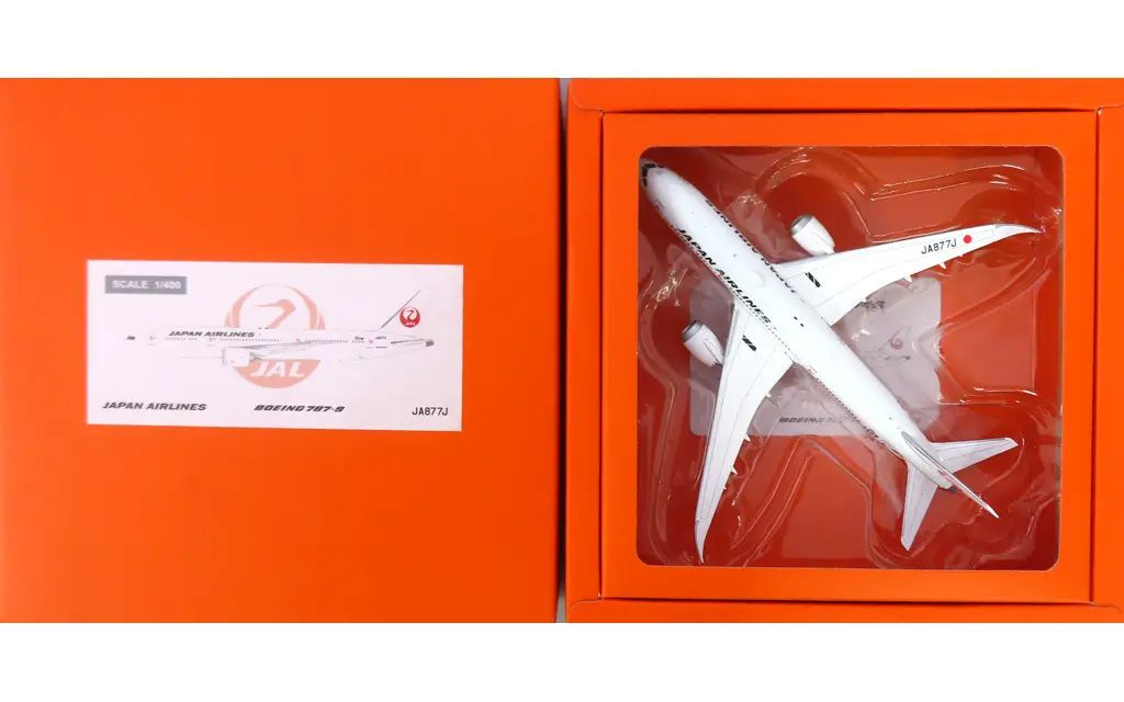 中古】ミニカー 1/400 JAL BOEING 787-9 #JA877J 新鶴丸塗装 FLAPS UP