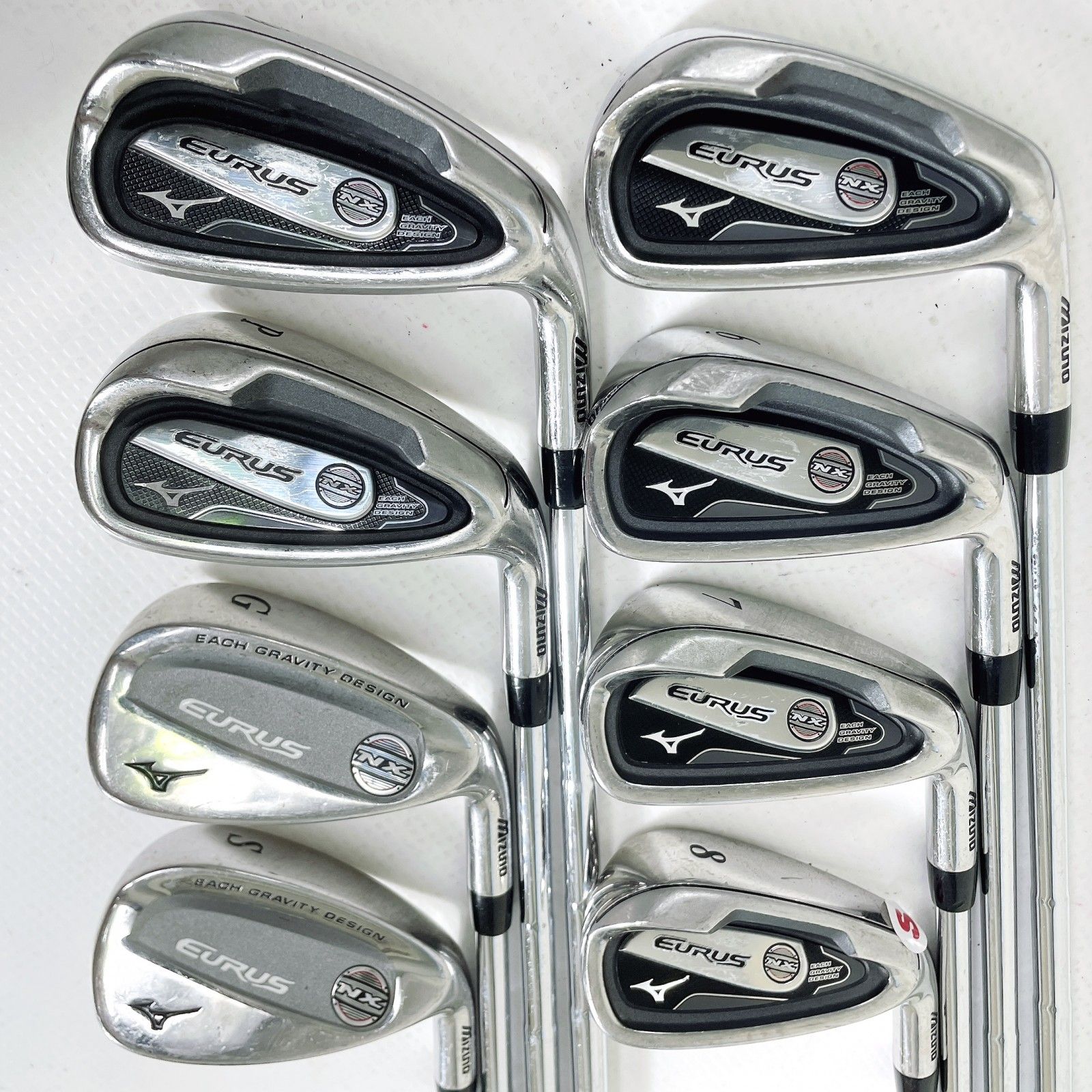 ミズノ ユーラスNX 5-9I/PW・SW・GW 8本セット アイアン (Mizuno