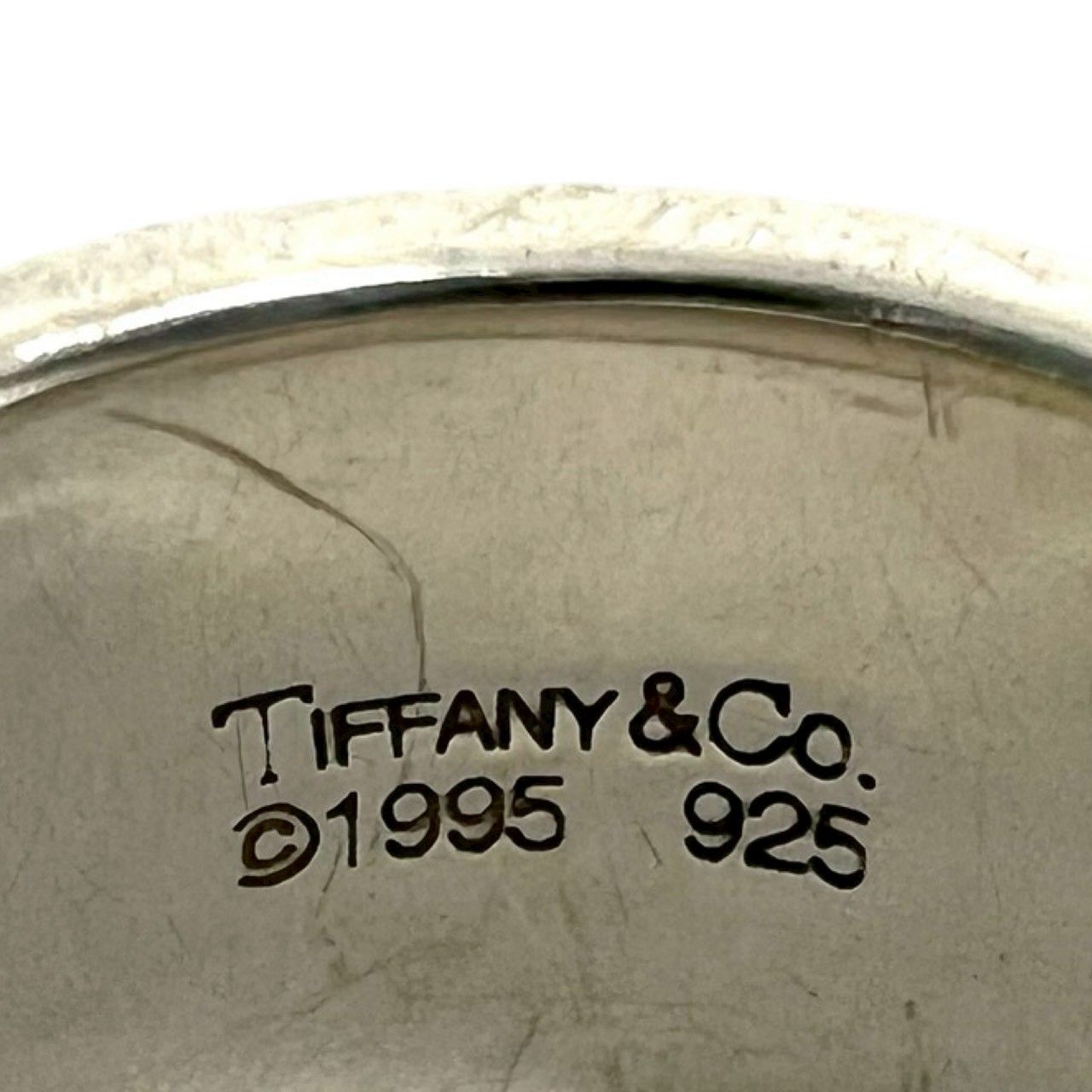 極 美品 TIFFANY&Co. ティファニー ヴィンテージ アトラス ワイド 
