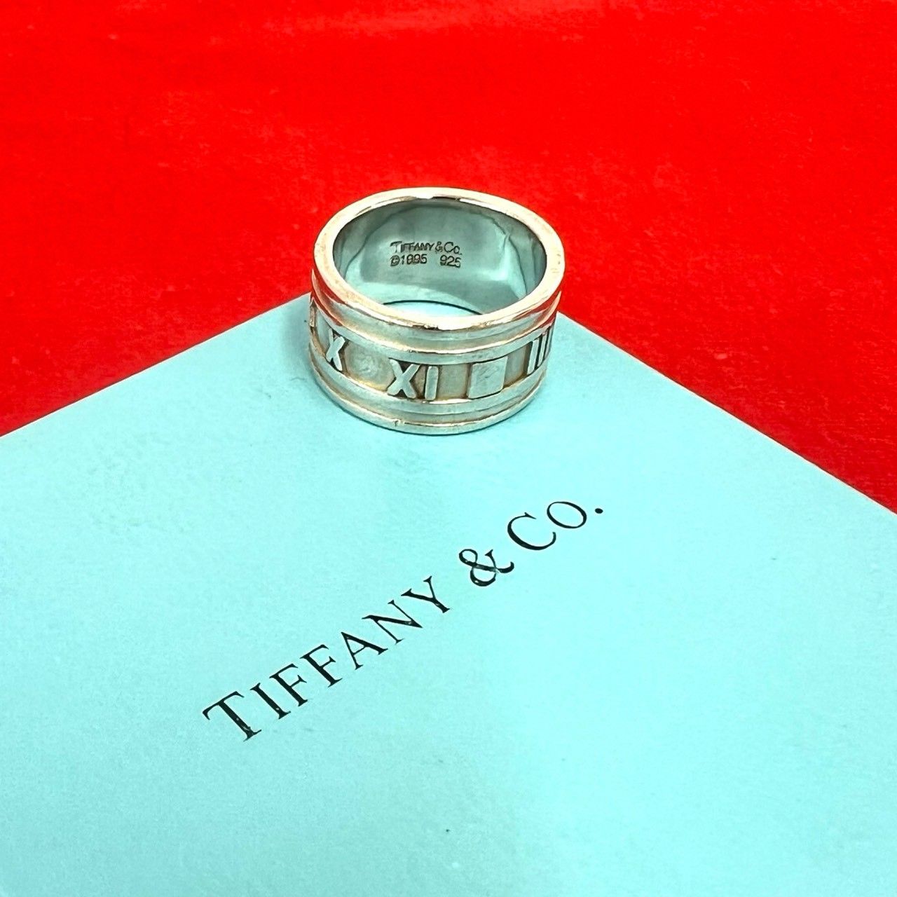 極 美品 TIFFANY&Co. ティファニー ヴィンテージ アトラス ワイド