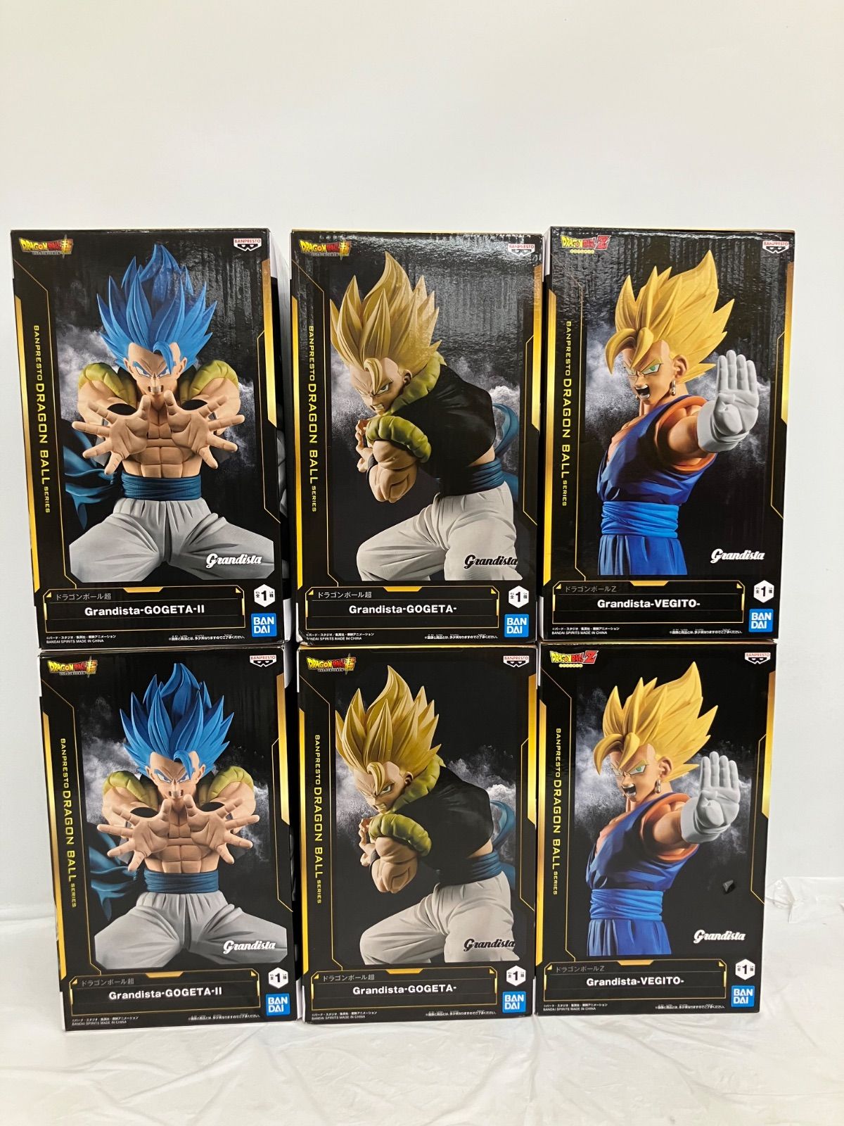 未開封 ドラゴンボール Grandista ベジット ゴジータ II 3種6個セット