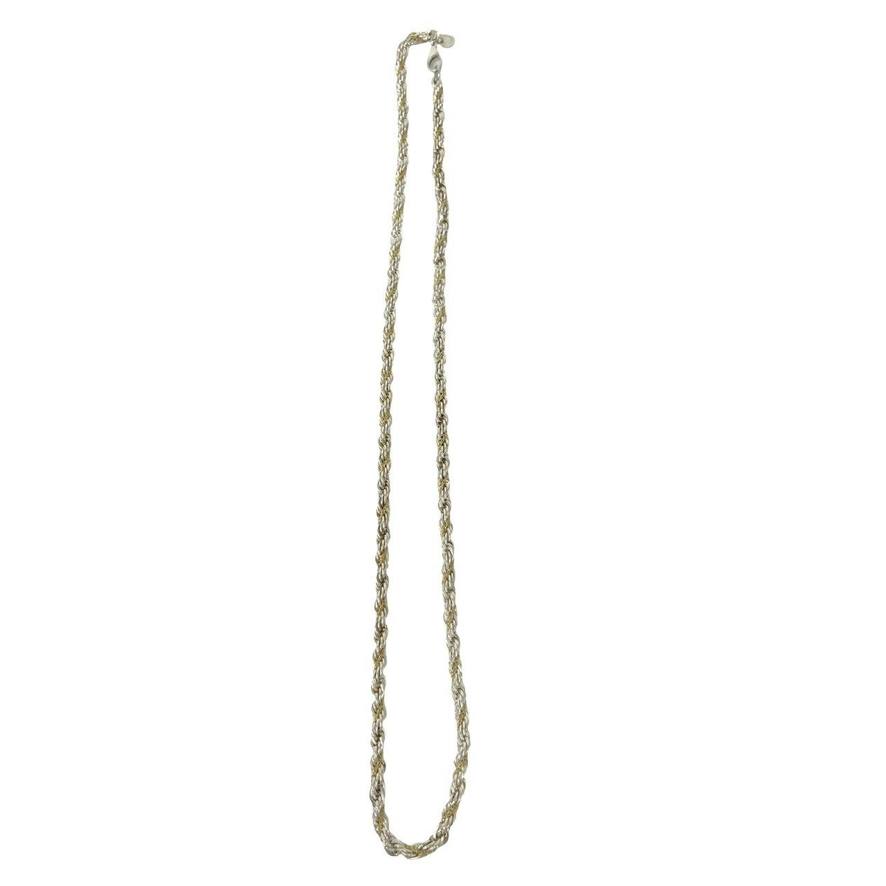 極 美品 TIFFANY&Co. ティファニー ツイスト チェーン ネックレス 