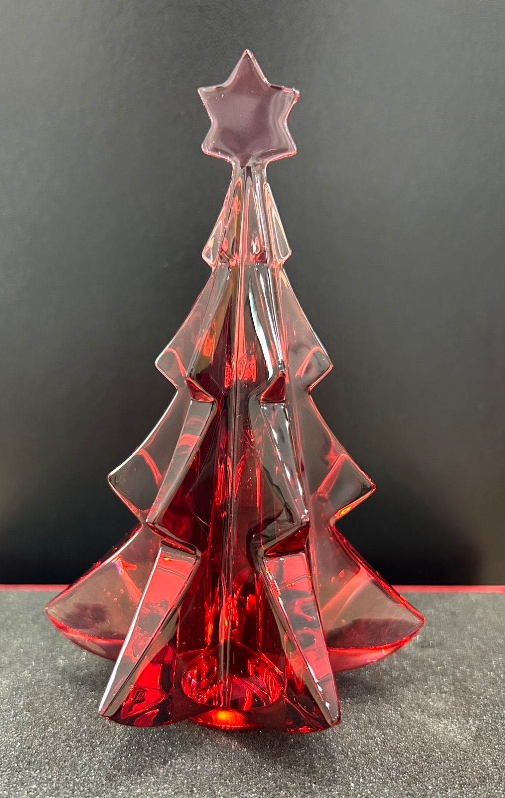 Baccarat バカラ クリスタルガラス クリスマス 赤 - メルカリ
