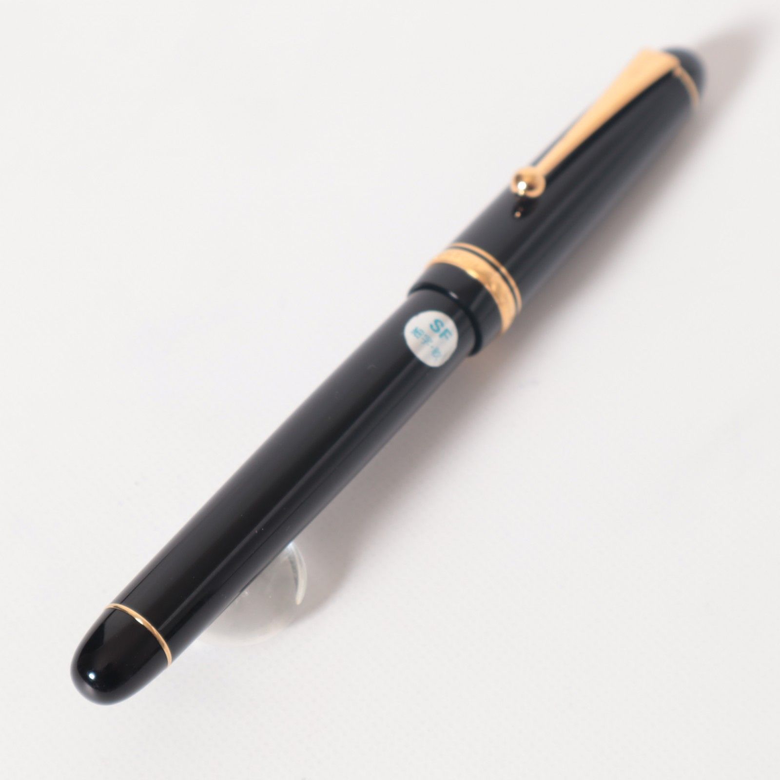 PILOT パイロット カスタム74 万年筆 14K 5号 SF 細字 軟 ブラック ゴールド 中古 本体のみ