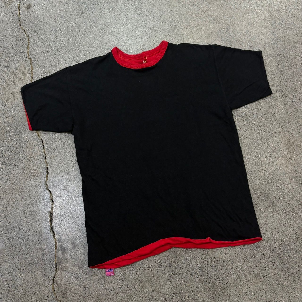 【Champion】70s 2Ply Reversible T-Shirt Large 
