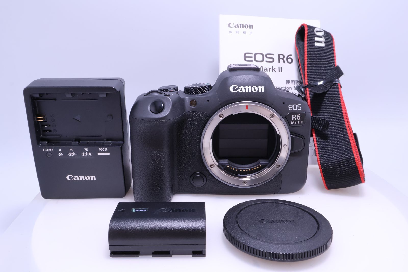 【4,000回以下 ほぼ新品】 Canon EOS R6 Mark II ボディ キヤノン EOSR6MK2 ミラーレスカメラ