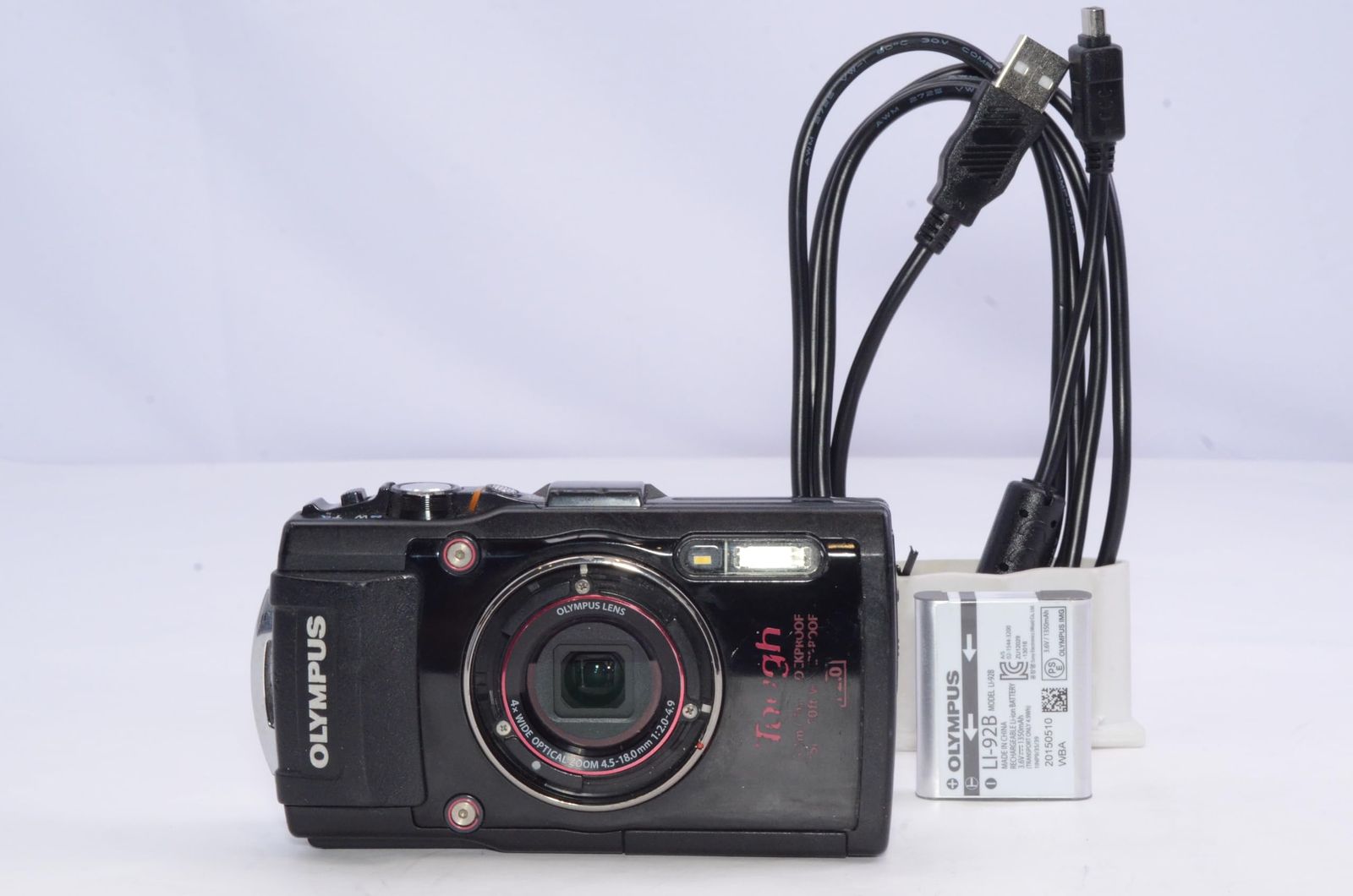 OLYMPUS STYLUS TG-4 Tough ブラック 防水タフネスコンデジ 現状品