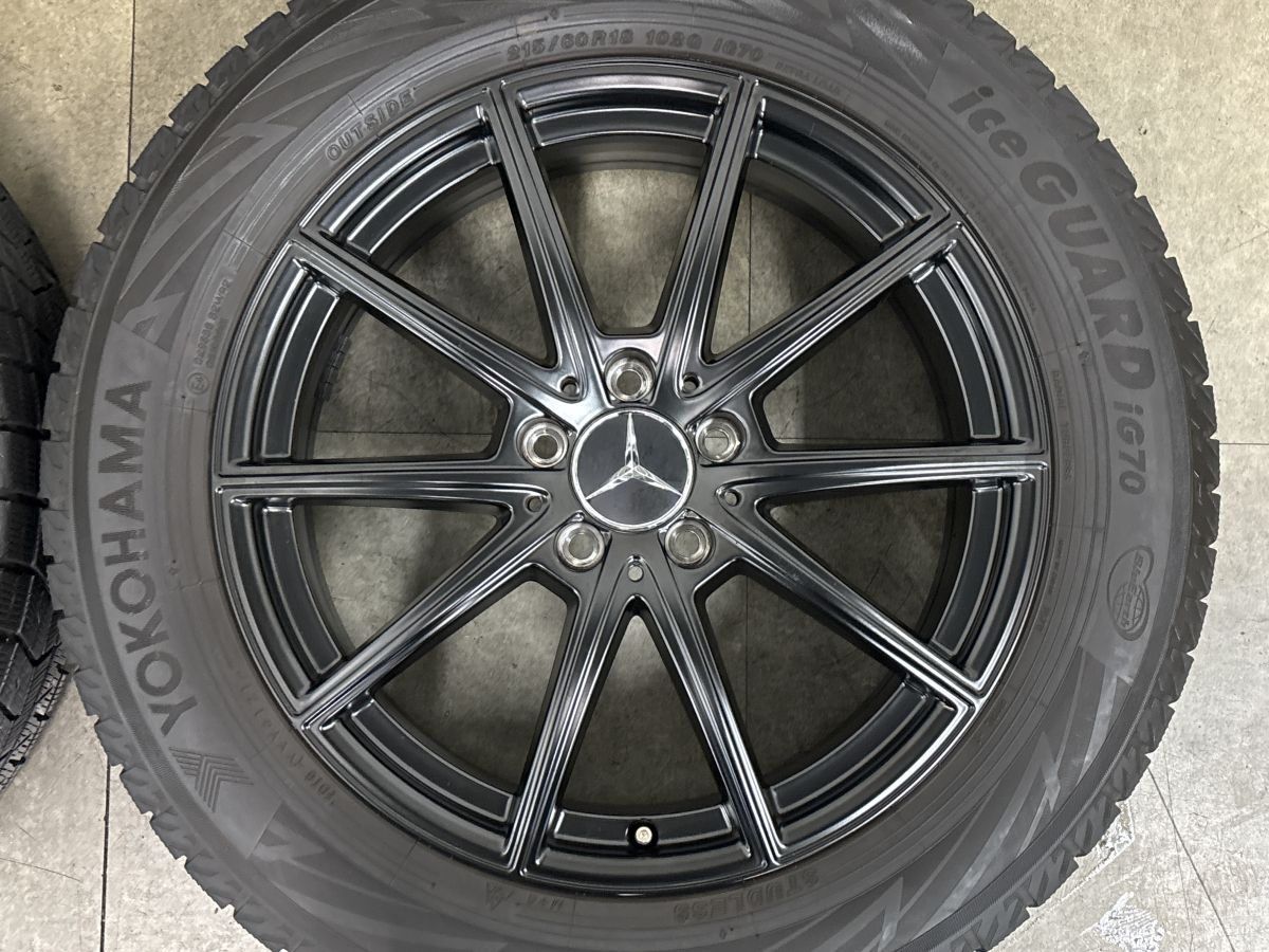 美品】メルセデス ベンツ GLA GLB 純正 18in 6.5J +44 PCD112 ヨコハマ