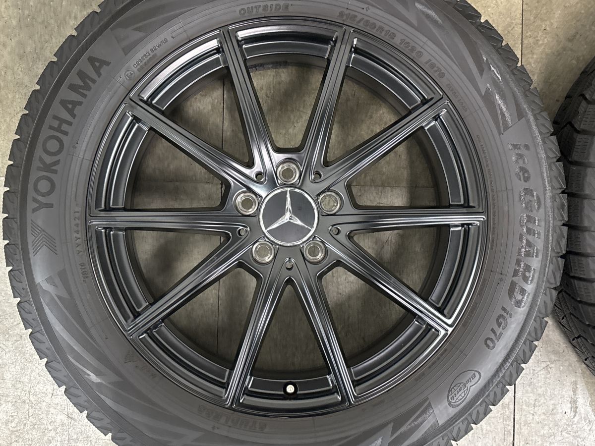 美品】メルセデス ベンツ GLA GLB 純正 18in 6.5J +44 PCD112 ヨコハマ 