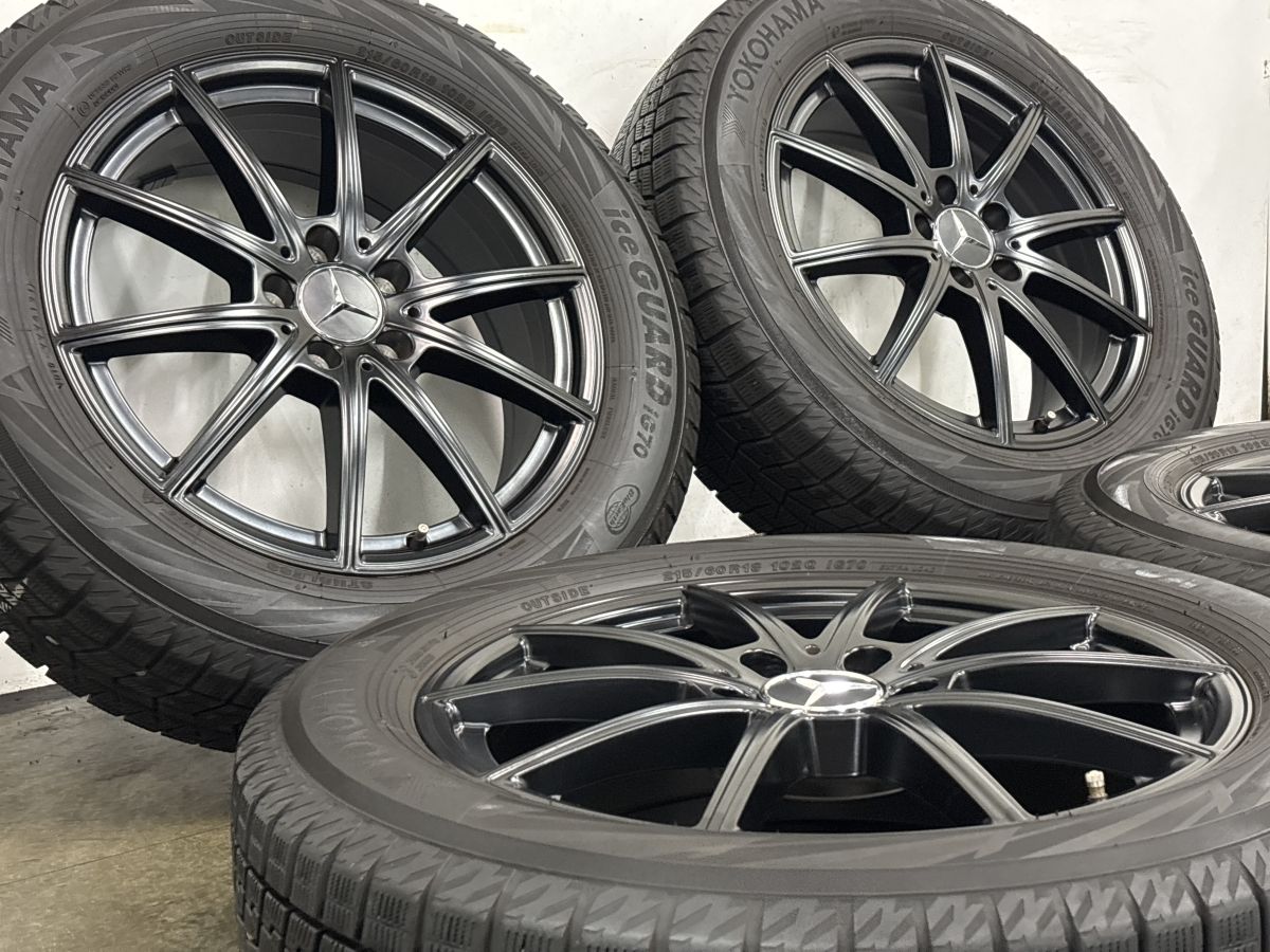 純正】メルセデスベンツGLA215/60R18スタッドレスタイヤホイールセット