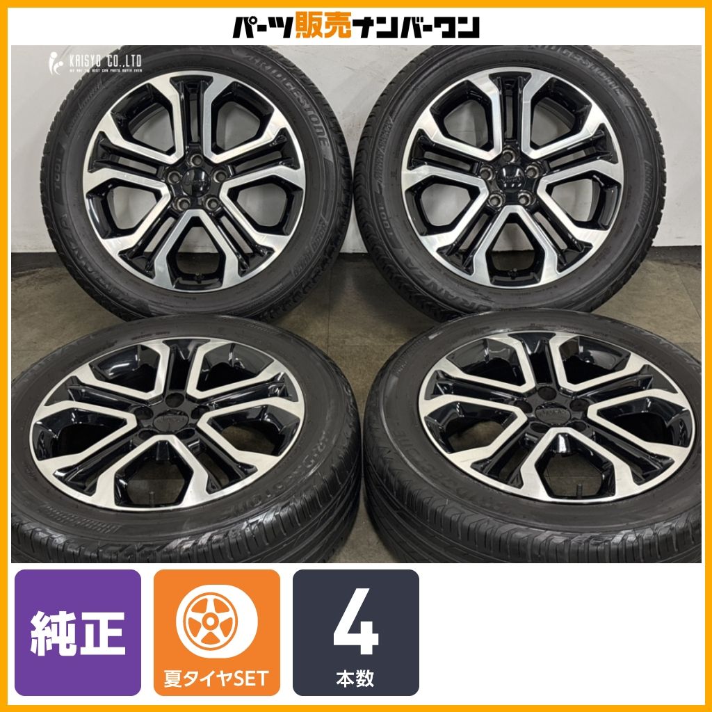 【正規品】JEEP ジープ MP系 コンパス リミテッド 純正 18in 7J +40 PCD110 ブリヂストン トランザ T001 225/55R18 品番:6YC71TRMAA