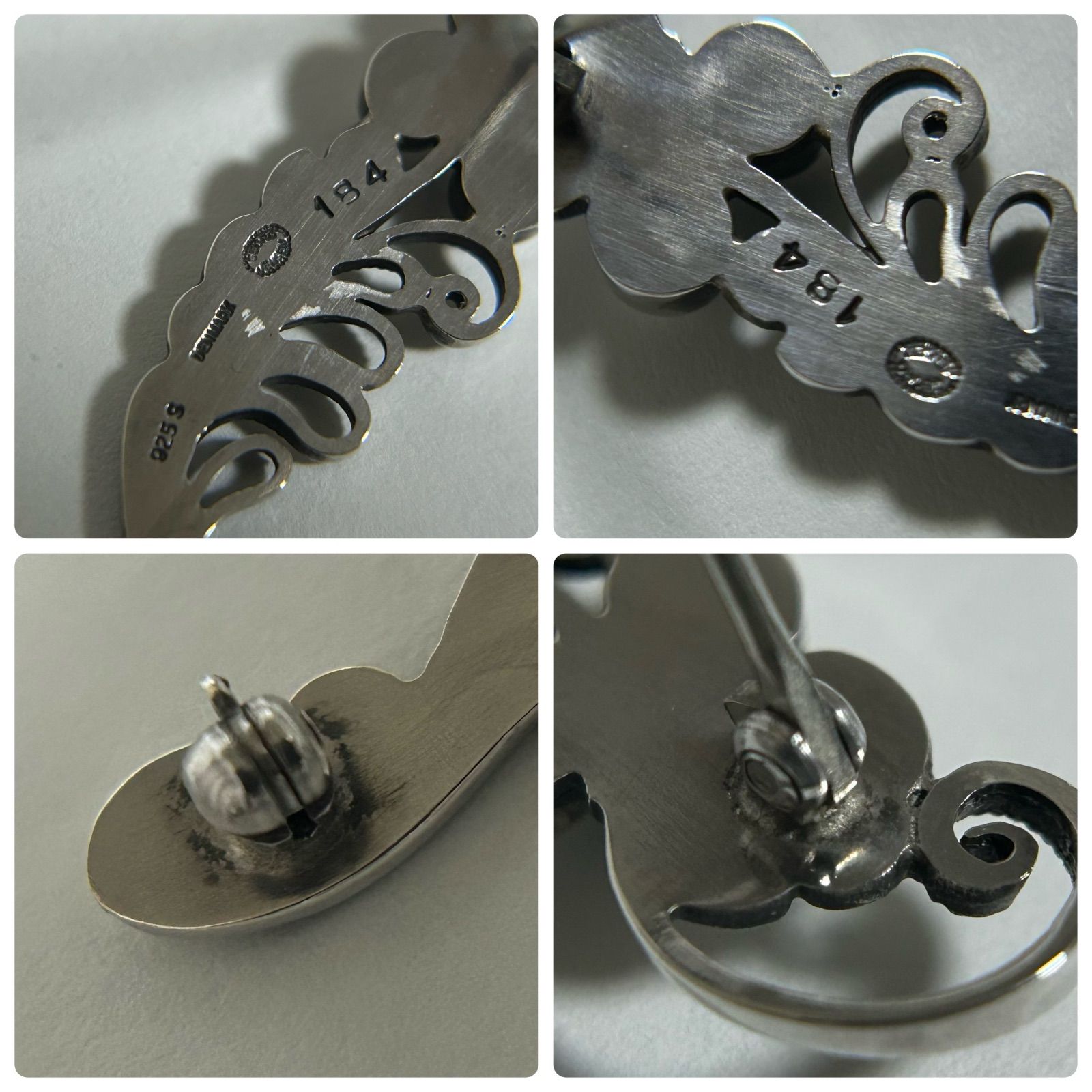  　ジョージジェンセン　337　ブローチ　SV925 ジョージジェンセン ブローチ 184 AG925 ヴィンテージ Georg Jensen