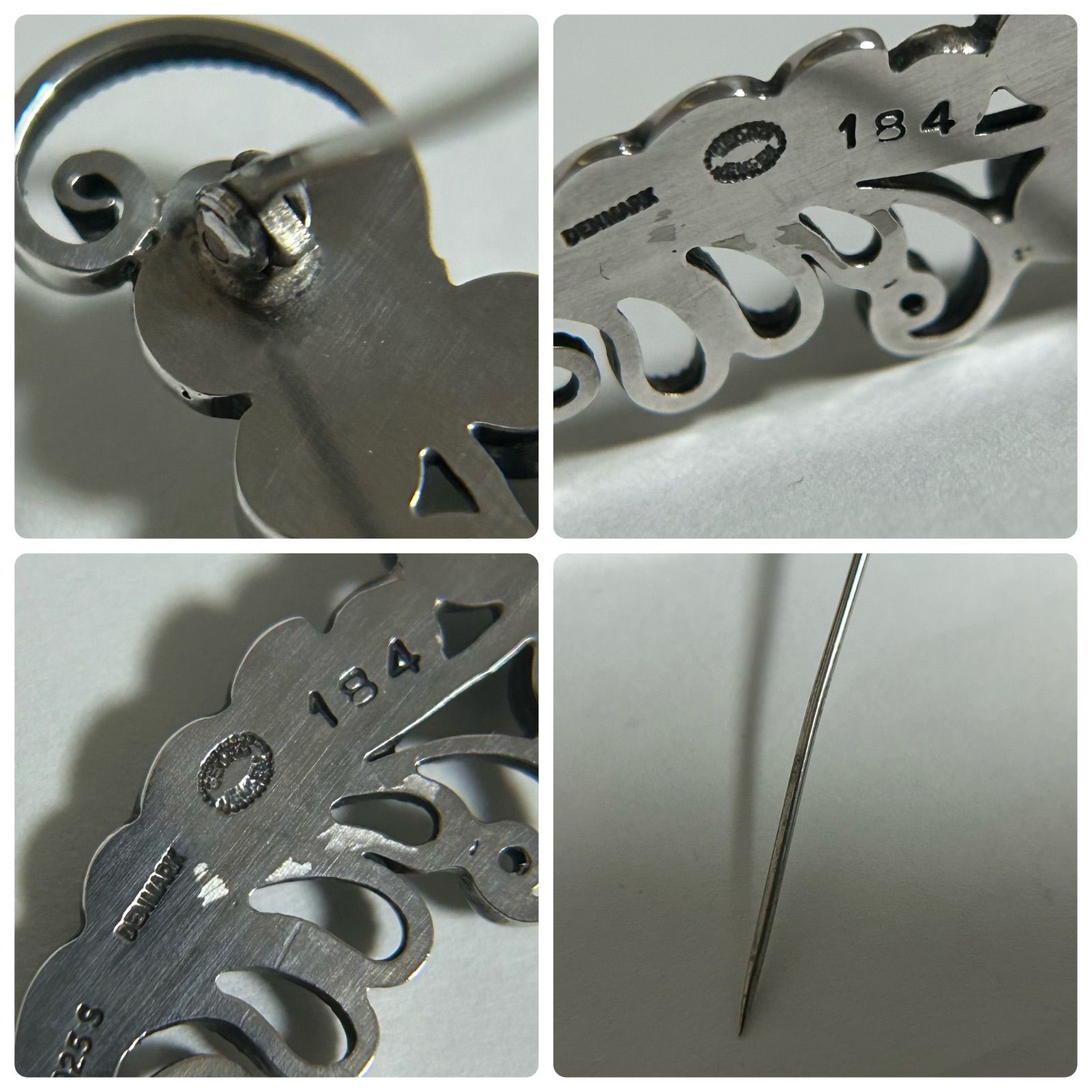 ジョージジェンセン ブローチ 184 AG925 ヴィンテージ Georg Jensen