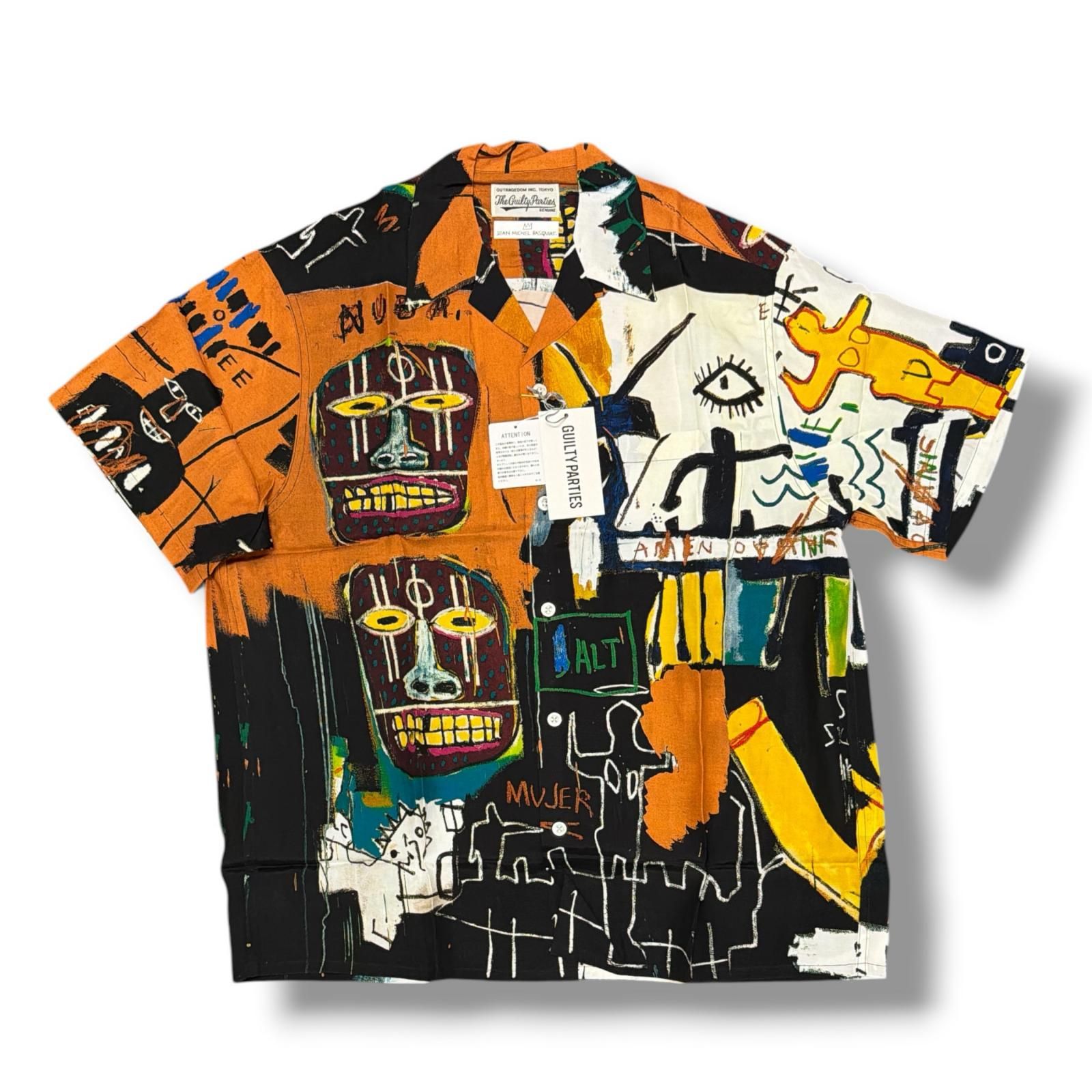 参考上代39600円 未使用 WACKO MARIA × JEAN-MICHEL BASQUIAT 26SS