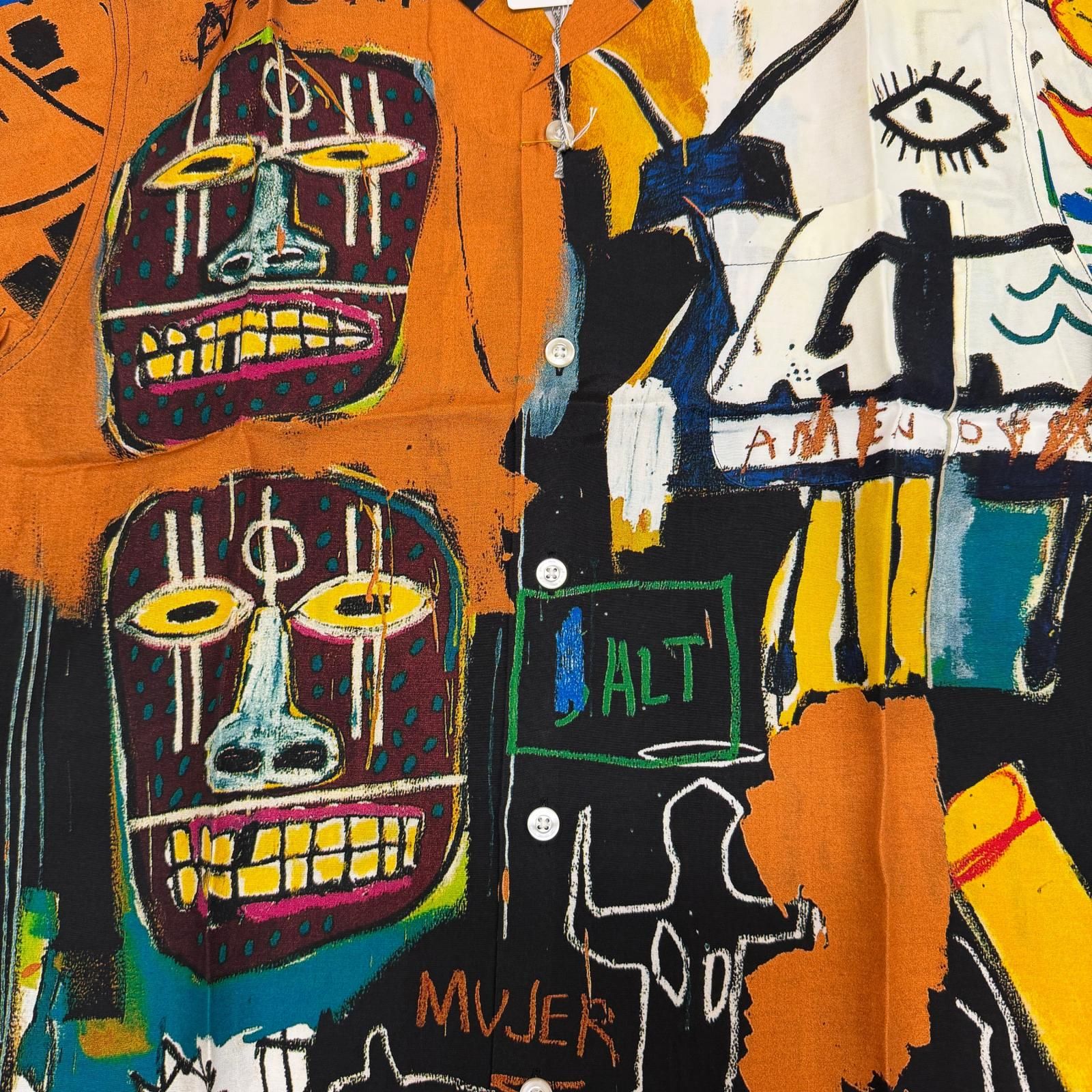 参考上代39600円 未使用 WACKO MARIA × JEAN-MICHEL BASQUIAT 26SS