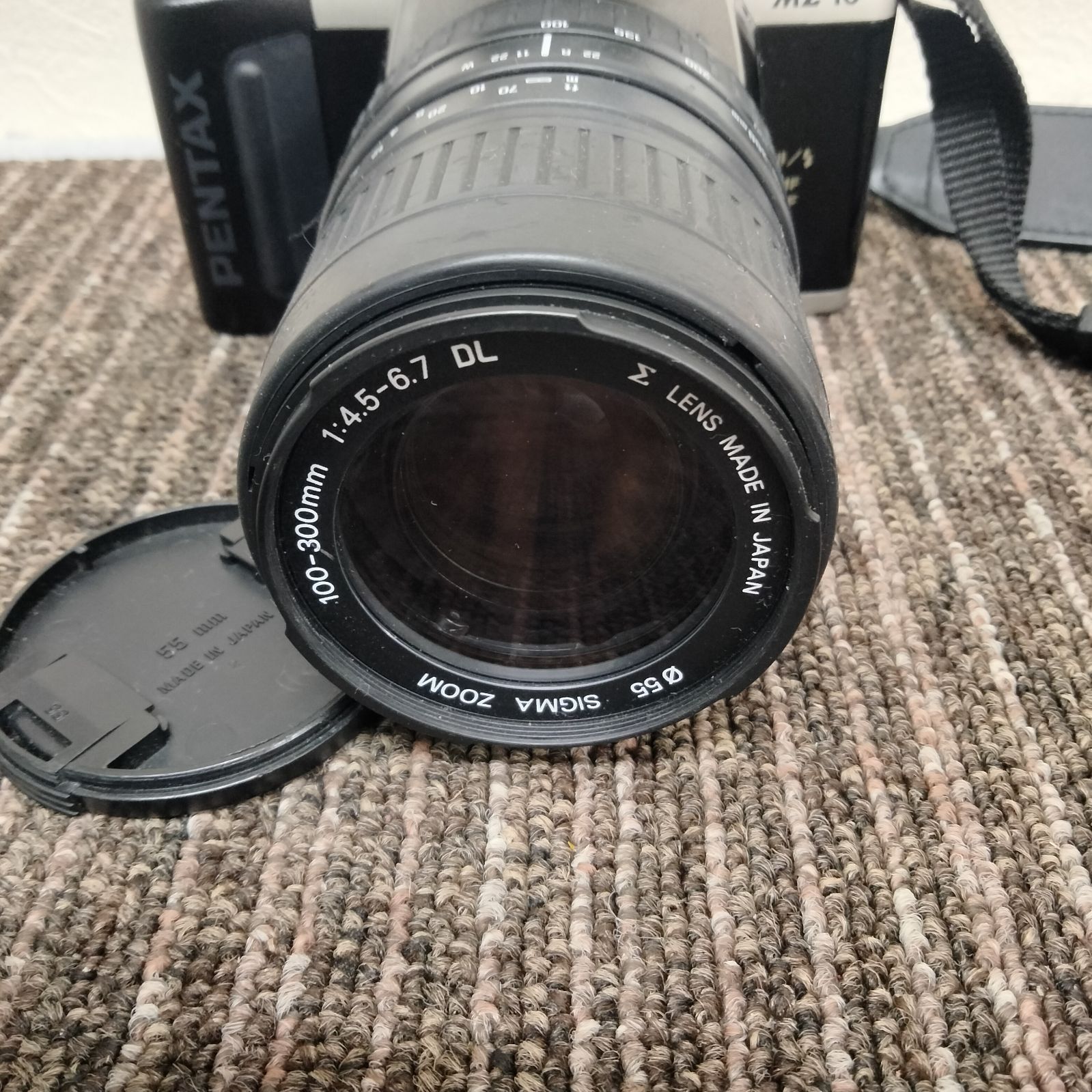 N-7336] カメラ(ジャンク品)PENTAX MZ10 レンズ SIGMA ZOOM 100-300mm