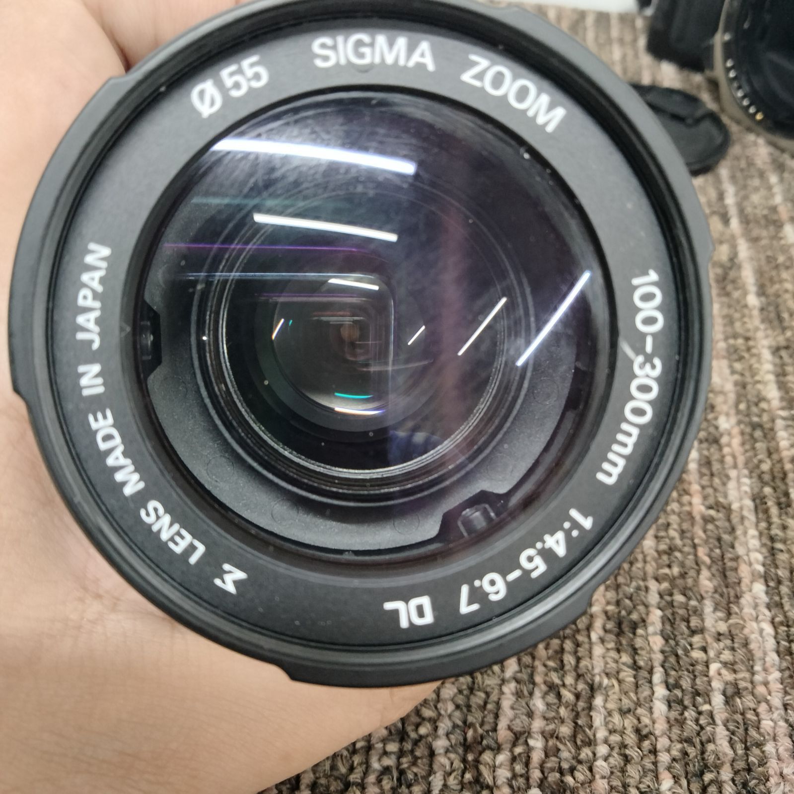 N-7336] カメラ(ジャンク品)PENTAX MZ10 レンズ SIGMA ZOOM 100-300mm