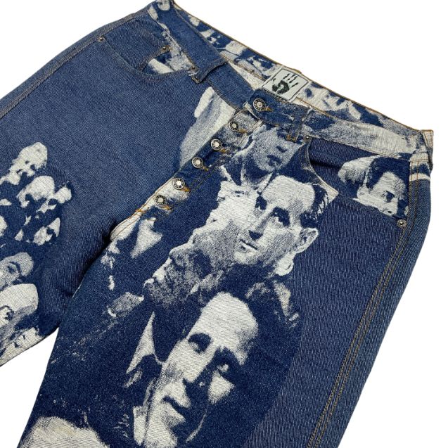 希少 Jean Paul Gaultier ジャンポールゴルチエ 1992 Jacquard Face 
