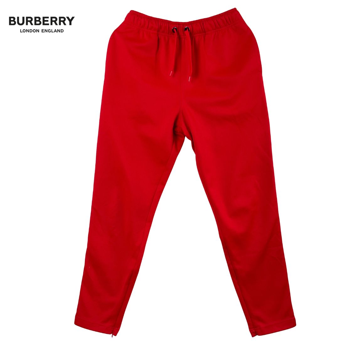 BURBERRY バーバリー トラックパンツ SILASクラシックストライプ XS レッド 【値下げ交渉歓迎】