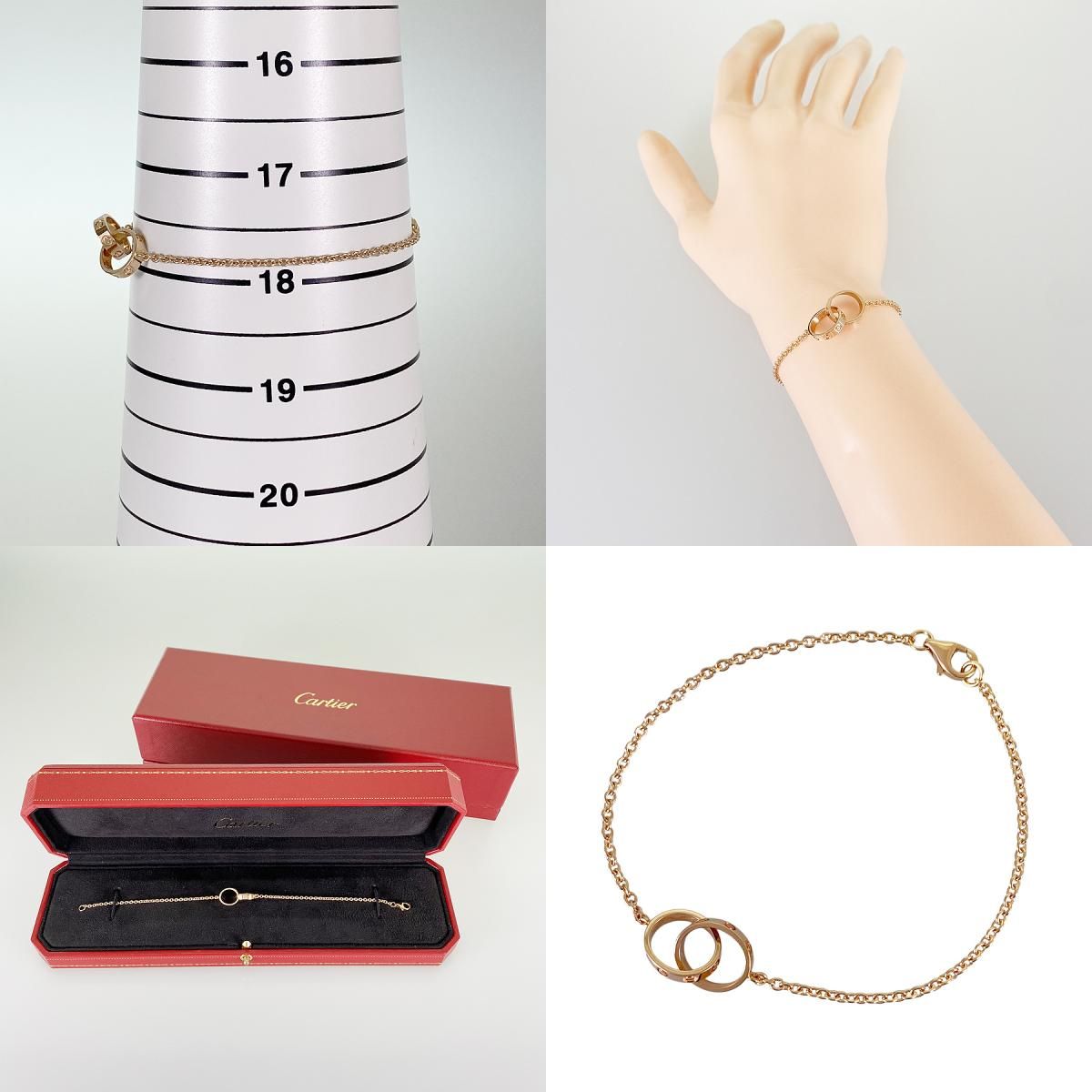 カルティエ Cartier ベビーラブ K18PG ブレスレット sss【中古