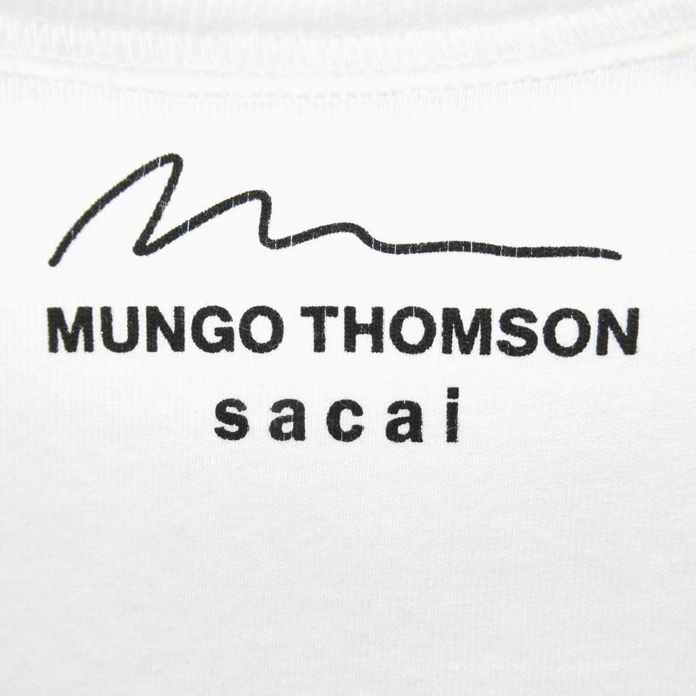 Sacai サカイ 25-01141S × Mungo Thomson Cotton Jersey T-Shirt