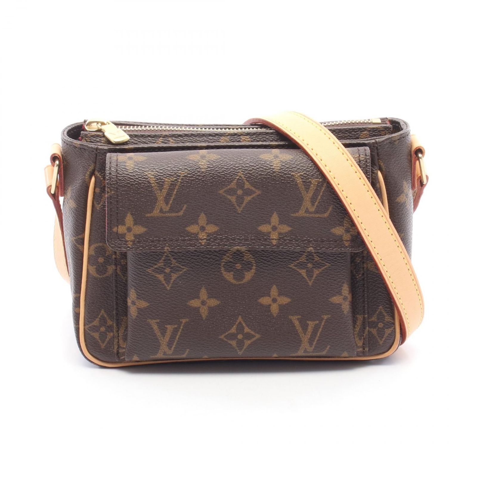 ルイ・ヴィトン LOUIS VUITTON ショルダーバッグ ヴィバシテPM M51165 PVCコーティングキャンバス レザー ヴィバ・シテPM レディース Used A