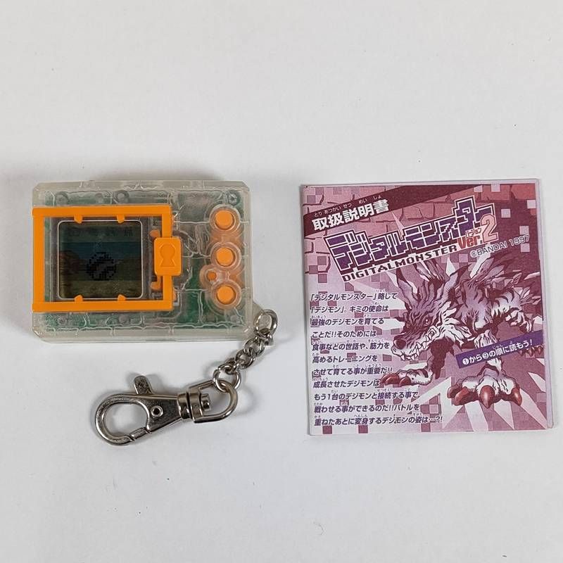 【新品未開封】デジタルモンスター ver.2 クリアオレンジ　バンダイ　当時 ☆ デジタルモンスター ver.2 クリアオレンジ（クリアスケルトン