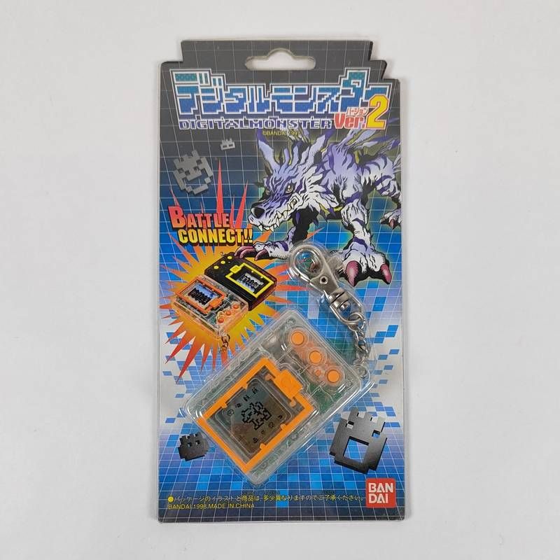 【新品未開封】デジタルモンスター ver.2 クリアオレンジ　バンダイ　当時 ☆ デジタルモンスター ver.2 クリアオレンジ（クリアスケルトン