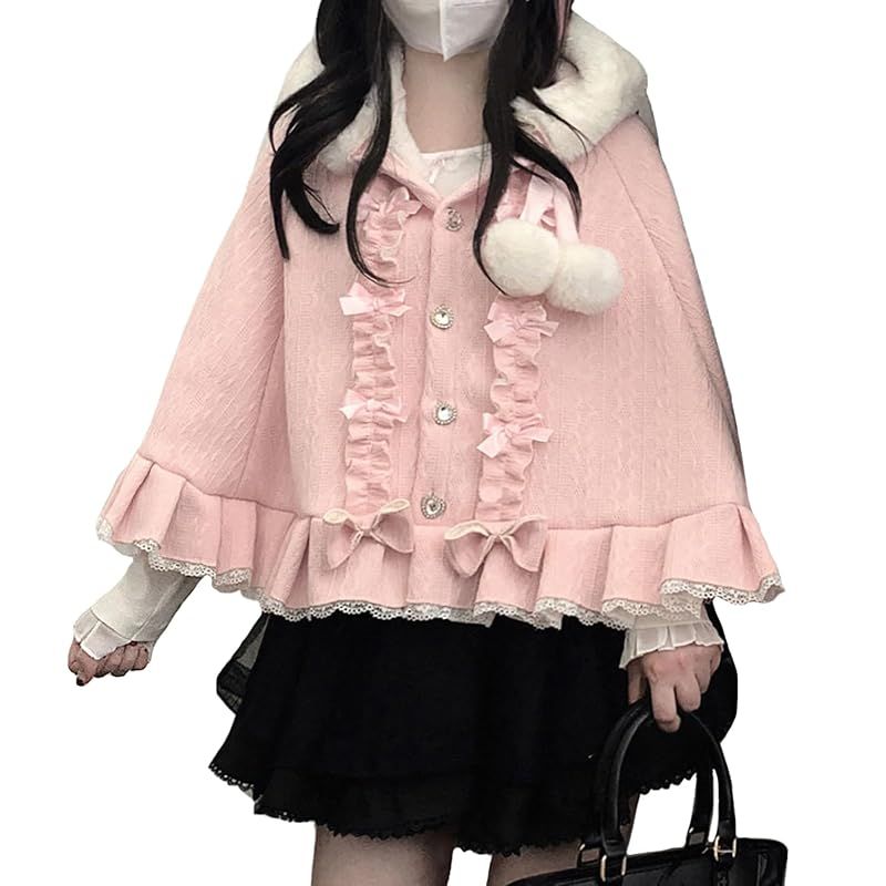NOEMIE]新品ゴシックフリルレースアップケープコート ノエミー NOEMIE