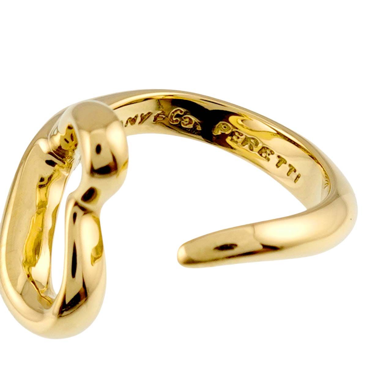 ティファニー TIFFANY&CO. オープンハート 11号 リング K18 YG イエローゴールド 750 指輪 Open Heart Ring 90328789 ティファニー TIFFANY&CO. オープンハート 11号 リング K18 YG イエローゴールド 750 指輪 Open Heart Ring 90328789