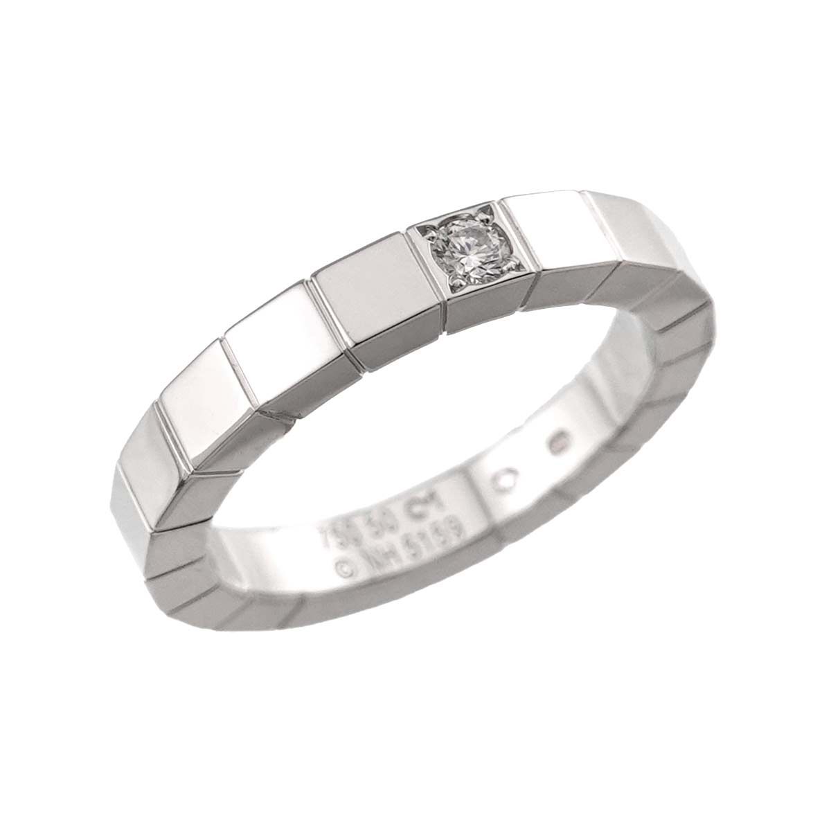 カルティエ Cartier ラニエール #50 リング ダイヤ K18 WG ホワイト 