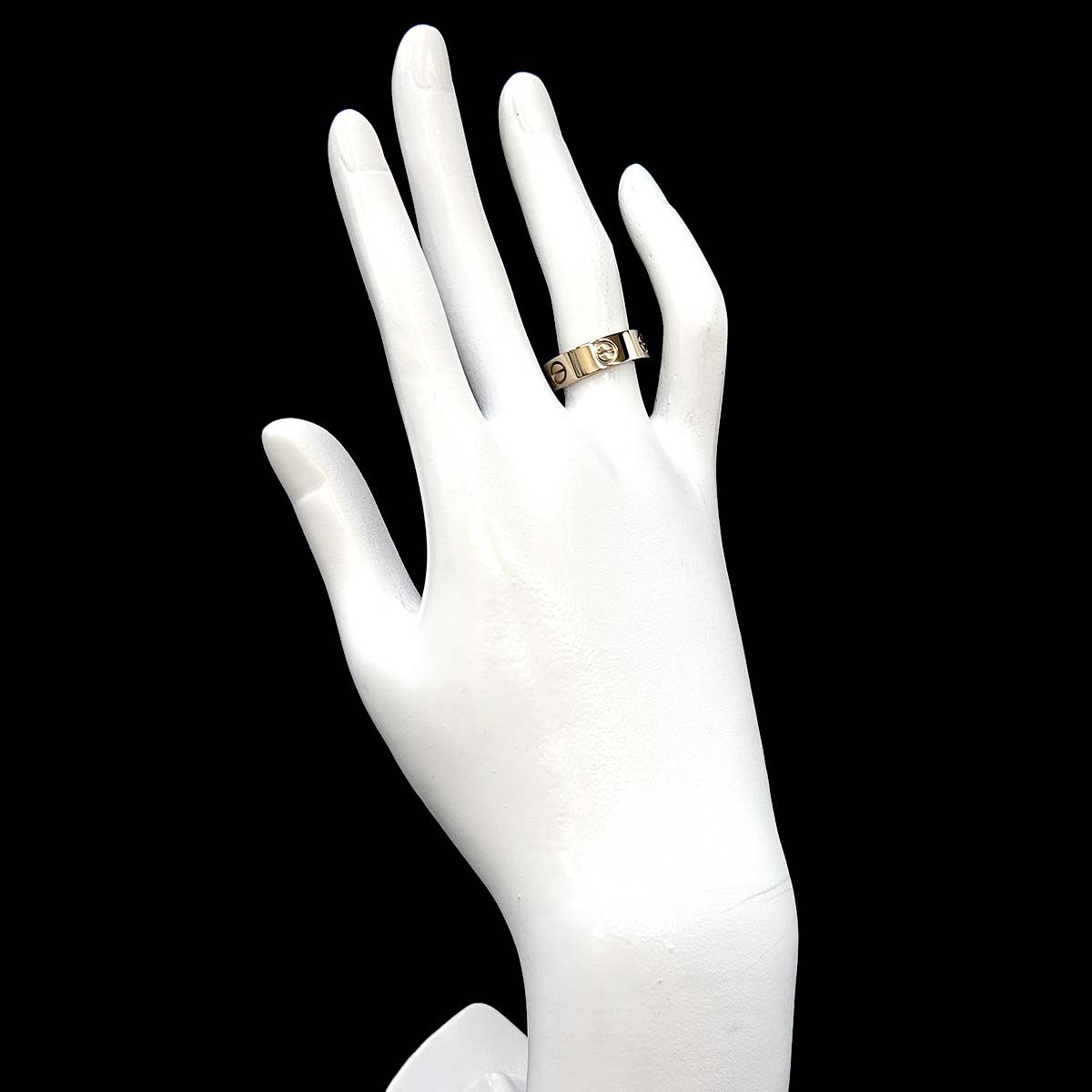 カルティエ Cartier ラブ クラシック #51 リング K18 WG ホワイト