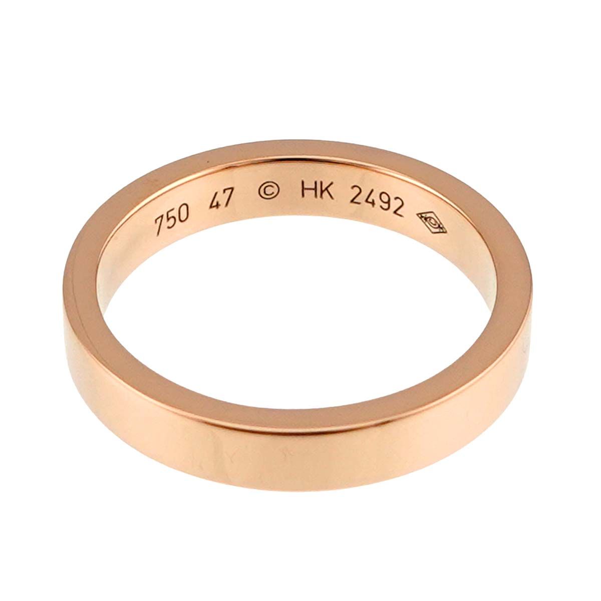 カルティエ Cartier Cドゥ #47 リング 幅3mm K18 PG ピンクゴールド