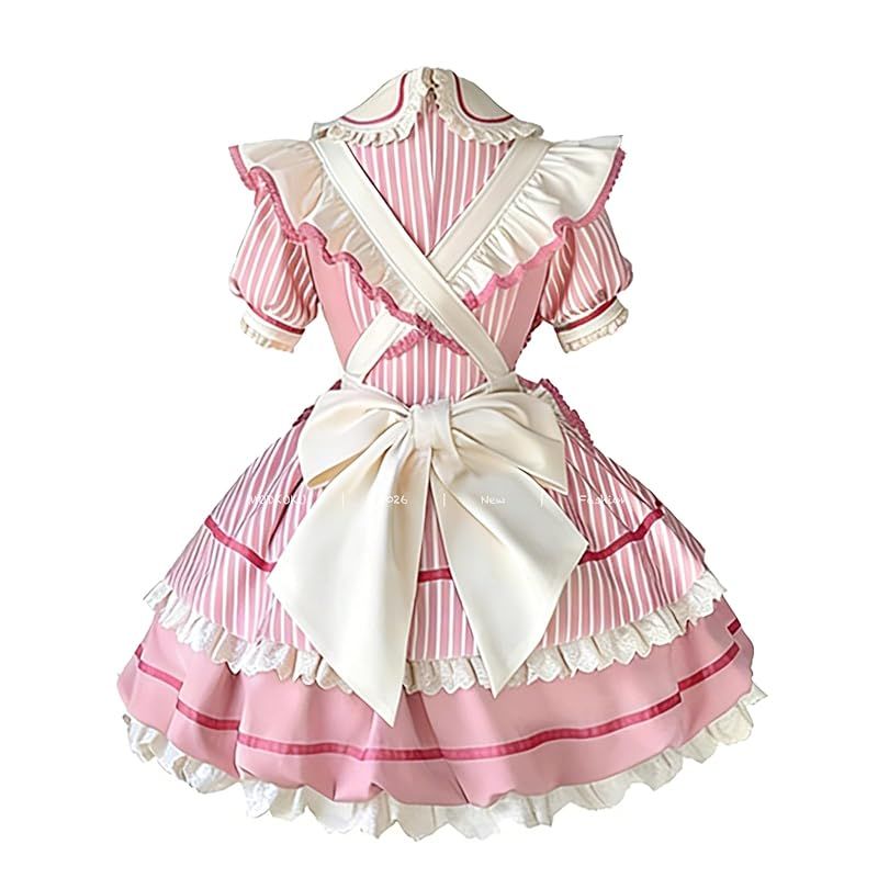 新品】 [MODKOKU] メイド服 3点セット ロリータ セットアップ
