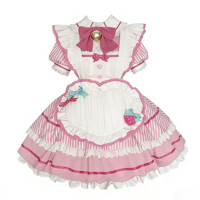 新品】 [MODKOKU] メイド服 3点セット ロリータ セットアップ