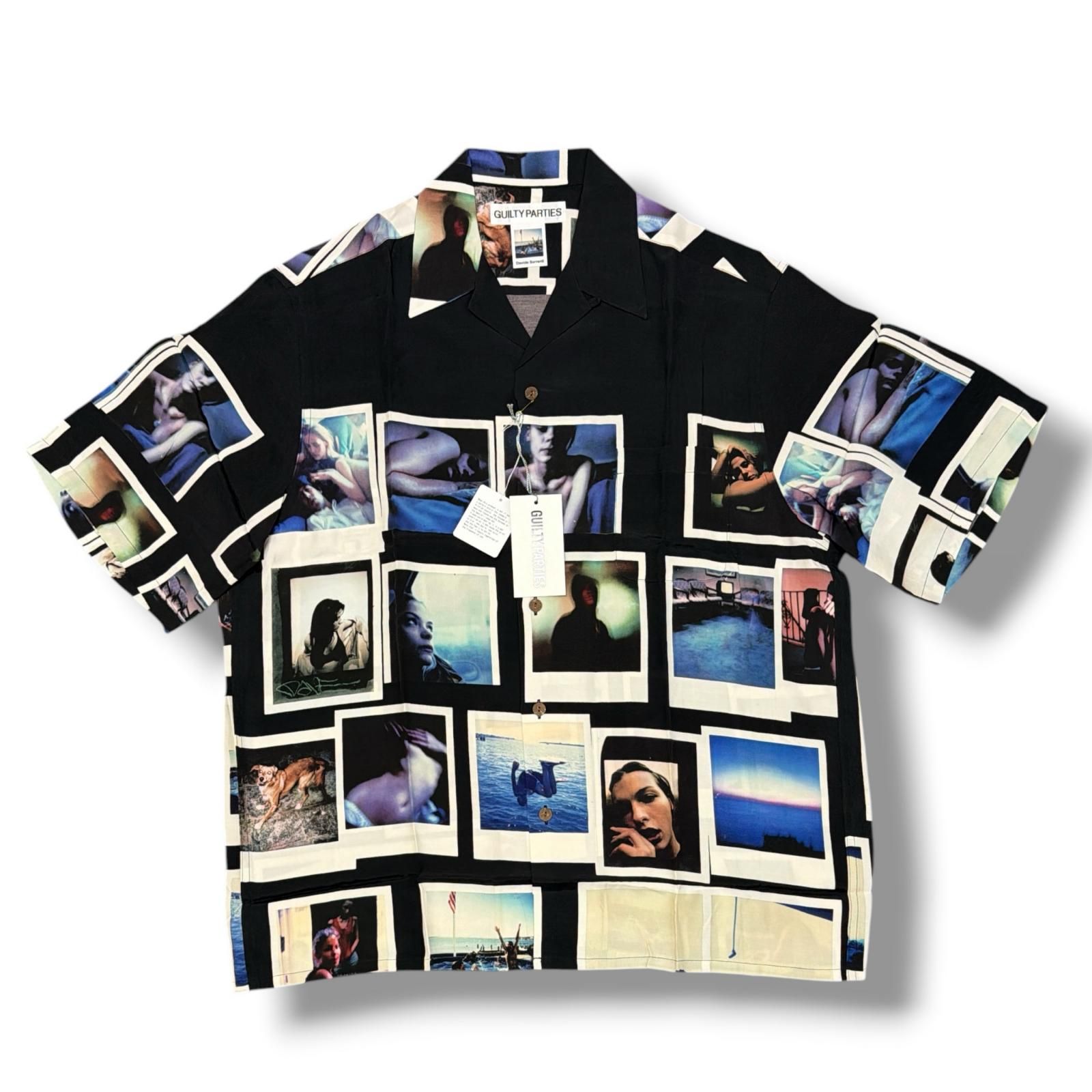 参考上代36300円 WACKO MARIA × DAVIDE SORRENTI HAWAIIAN SHIRT